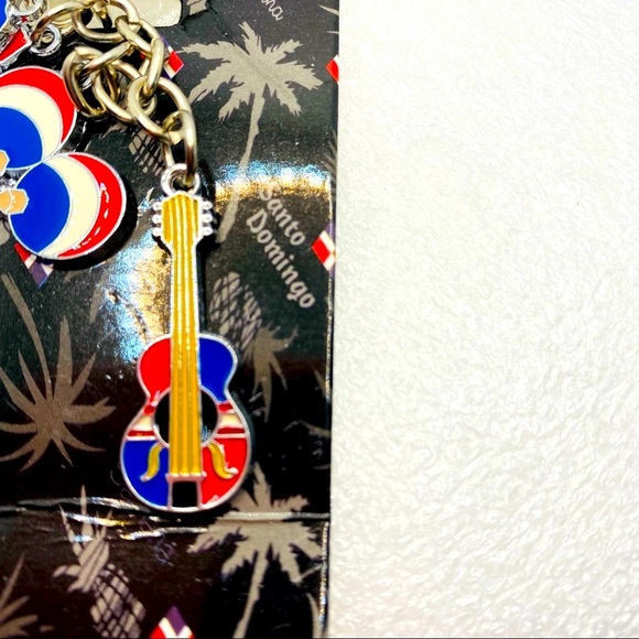 Key Chain Purse Charm Dominican Republic Adorable BRAND NEW! - Picture 6 of 7